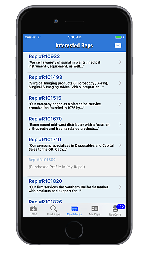 Profile highlights of interested Candidates will begin to arrive in just hours.