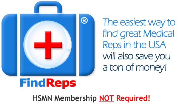 FindReps - Find Great Medical Independent Sales Reps without recruiter fees.